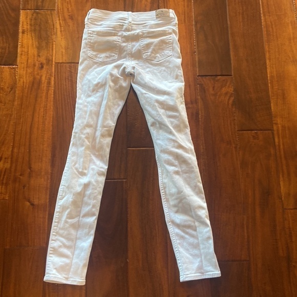 Girls Abercrombie Kids White Jeans in Size 13/14 Slim [LIKE NEW] - Picture 4 of 5